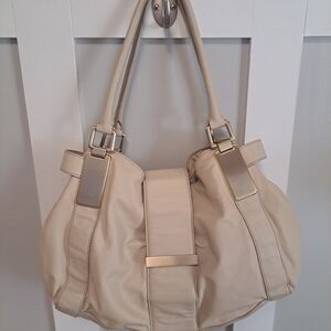 Banana Republic Cream Shoulder Bag